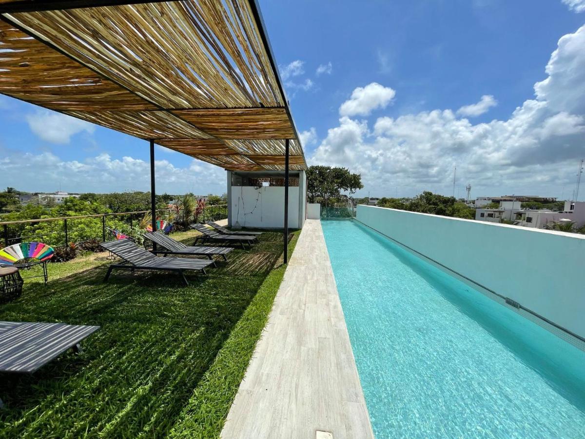 Ferienwohnung Katalox Jungle Lofts By Simply Comfort Tulum Centre Rooftop Patio & Pool Exterior foto