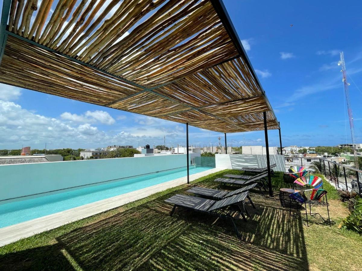 Ferienwohnung Katalox Jungle Lofts By Simply Comfort Tulum Centre Rooftop Patio & Pool Exterior foto